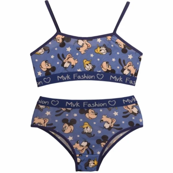5 Conjuntos Juvenil Lingerie - Moda Infantojuvenil Calcinha e Sutiã Infantil - Imagem 12