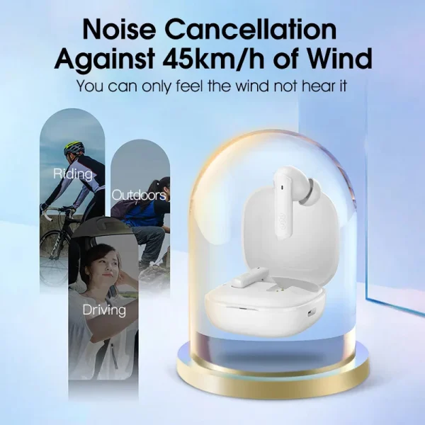 QCY MeloBuds ANC/HT05 Fone De Ouvido Sem Fio Bluetooth 5.2 40dB Intra-depth Com Cancelamento De Ruídos - Imagem 7