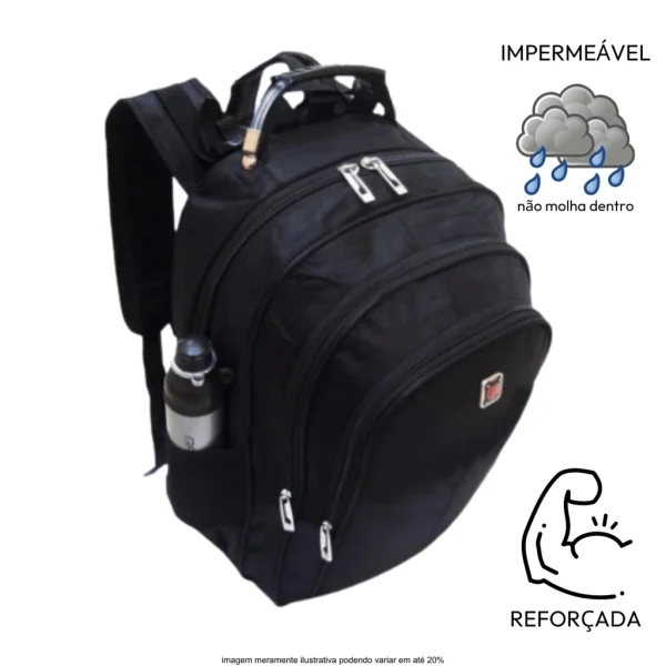 ALL Mochila Bolsa Masculina Impermeável Reforçada