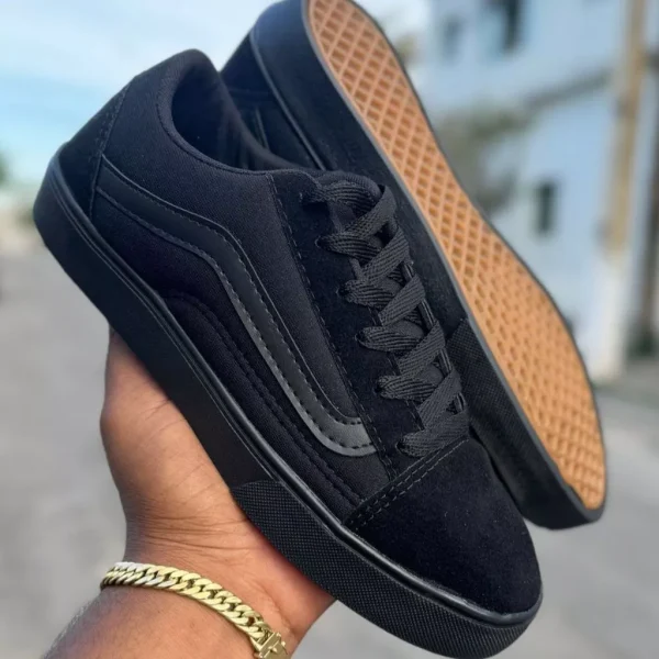 Tênis Masculino Old School Sola De Borracha Super Resistente Do 34 Ao 43 Envio Super Rápido - Imagem 2