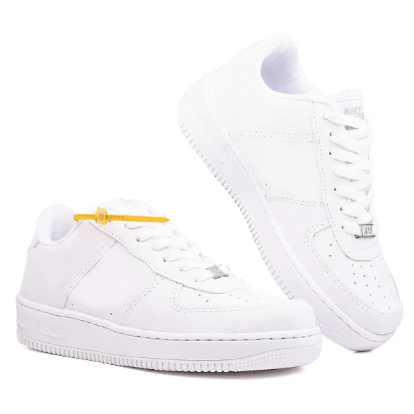 Tênis Masculino e Feminino Unissex Branco Casual Envio Imediato - Imagem 5