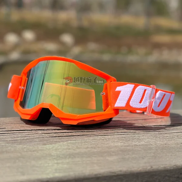 100 % Strata 2 Óculos De Proteção Motocross Mx Dirt Bike Offroad Atv Utv - - Imagem 12
