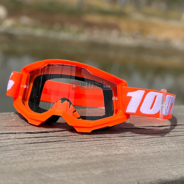 100 % Strata 2 Óculos De Proteção Motocross Mx Dirt Bike Offroad Atv Utv - - Imagem 13