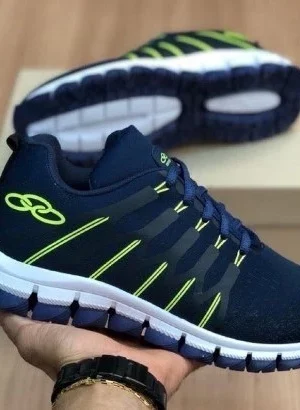 Tênis Masculino Olympikus Dynamic Triunfo Caminhada Academia Leve