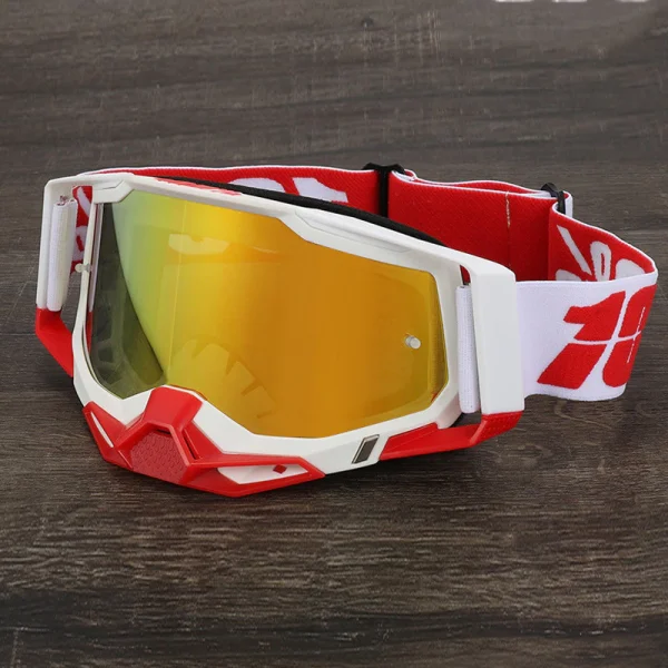 100 % Racecraft 2 Motocross Óculos De UV400 MTB Homens Moto Off-road Para ATV MX - Imagem 3