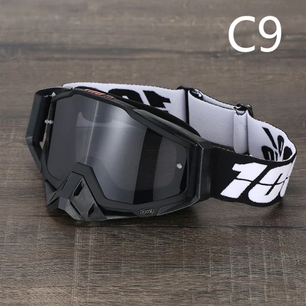 100% 336 óculos de motocross UV400 masculino feminino óculo de capacete esportivo off-road oculos de moto para MTB motocicleta enduro corrida - Imagem 9