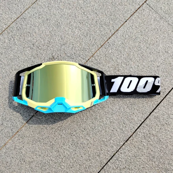 100 % Racecraft 2 Motocross Óculos De UV400 MTB Homens Moto Off-road Para ATV MX - Imagem 36