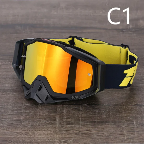 100 % 336 Óculos De Motocross UV400 Motociclismo MTB Homens Moto Off-road Para Enduro ATV MX