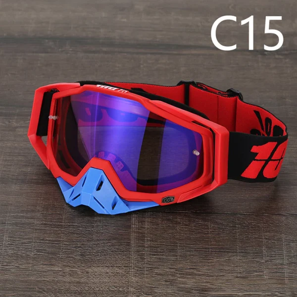 100 % 336 Óculos De Motocross UV400 Motociclismo MTB Homens Moto Off-road Para Enduro ATV MX - Imagem 15