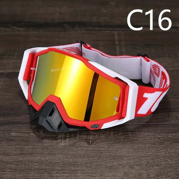 100 % 336 Óculos De Motocross UV400 Motociclismo MTB Homens Moto Off-road Para Enduro ATV MX - Imagem 16