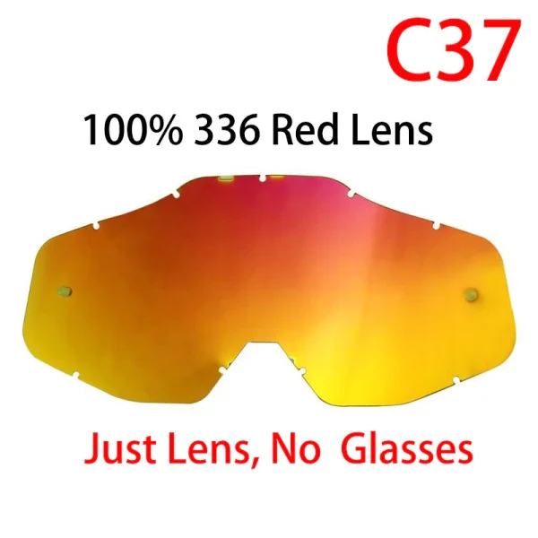 100% 336 óculos de motocross UV400 masculino feminino óculo de capacete esportivo off-road oculos de moto para MTB motocicleta enduro corrida - Imagem 37