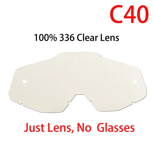 100 % 336 Óculos De Motocross UV400 Motociclismo MTB Homens Moto Off-road Para Enduro ATV MX - Imagem 40