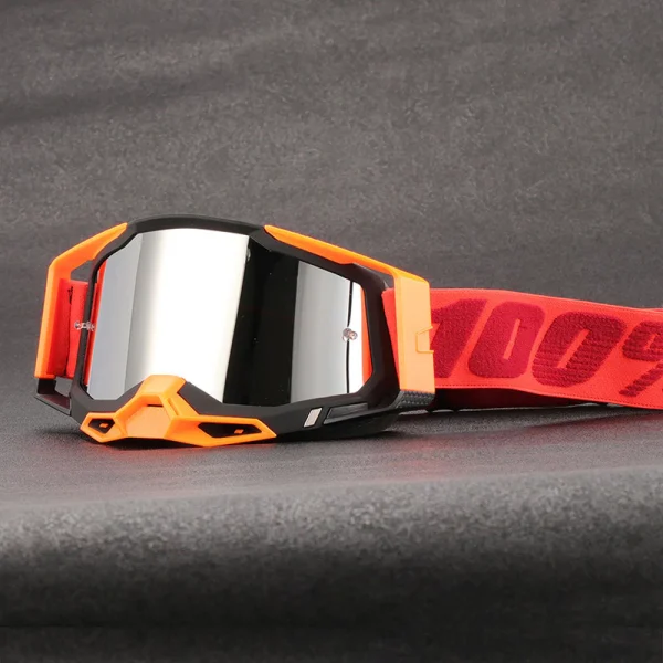 100 % Racecraft 2 Motocross Óculos De UV400 MTB Homens Moto Off-road Para ATV MX - Imagem 14