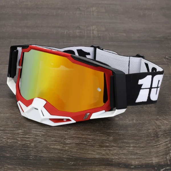 100 % Racecraft 2 Motocross Óculos De UV400 MTB Homens Moto Off-road Para ATV MX - Imagem 4
