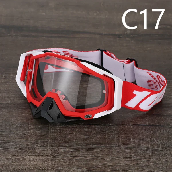 100% 336 óculos de motocross UV400 masculino feminino óculo de capacete esportivo off-road oculos de moto para MTB motocicleta enduro corrida - Imagem 17