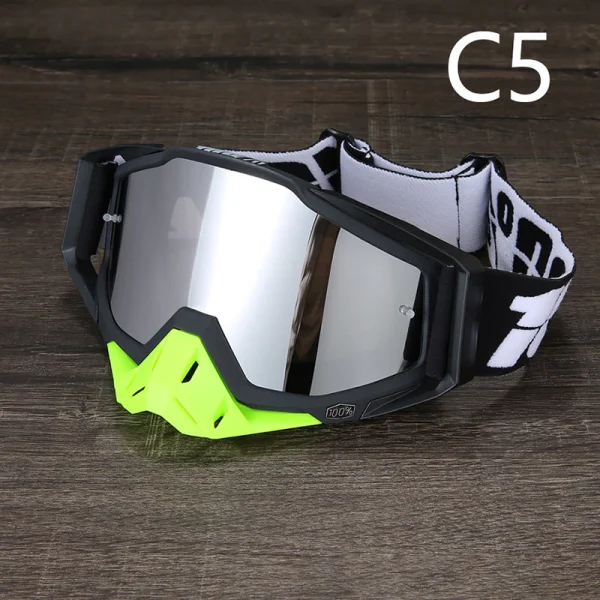 100 % 336 Óculos De Motocross UV400 Motociclismo MTB Homens Moto Off-road Para Enduro ATV MX - Imagem 5