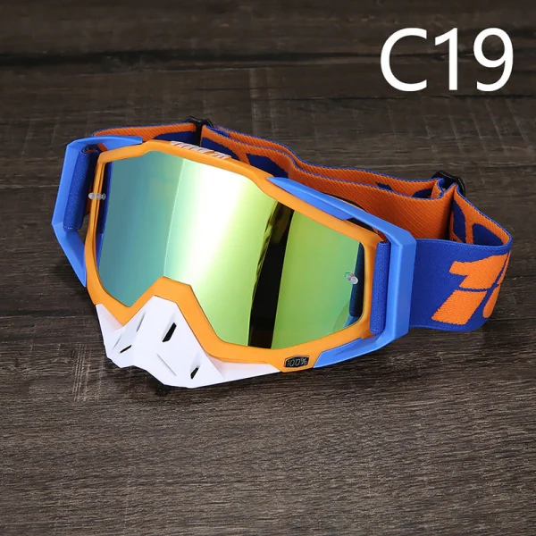 100 % 336 Óculos De Motocross UV400 Motociclismo MTB Homens Moto Off-road Para Enduro ATV MX - Imagem 19