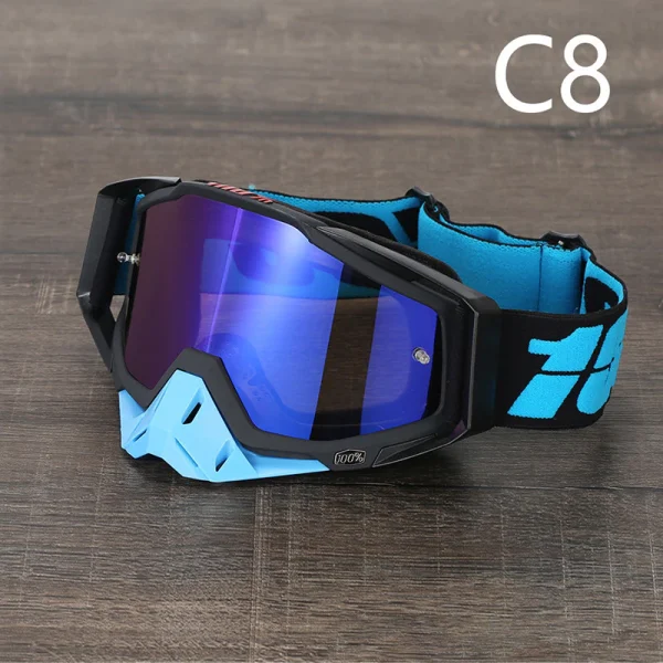 100 % 336 Óculos De Motocross UV400 Motociclismo MTB Homens Moto Off-road Para Enduro ATV MX - Imagem 8