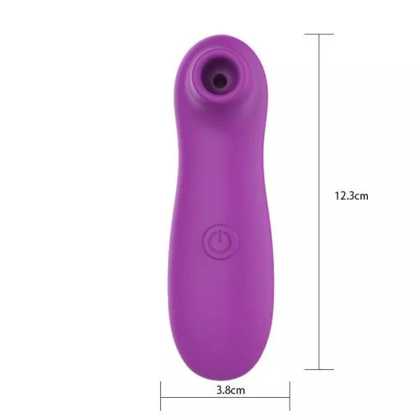 Vibrador Feminino Sugador para Clitóris e Mamilo10  Modos de Sucção - Sex Shop - Imagem 4