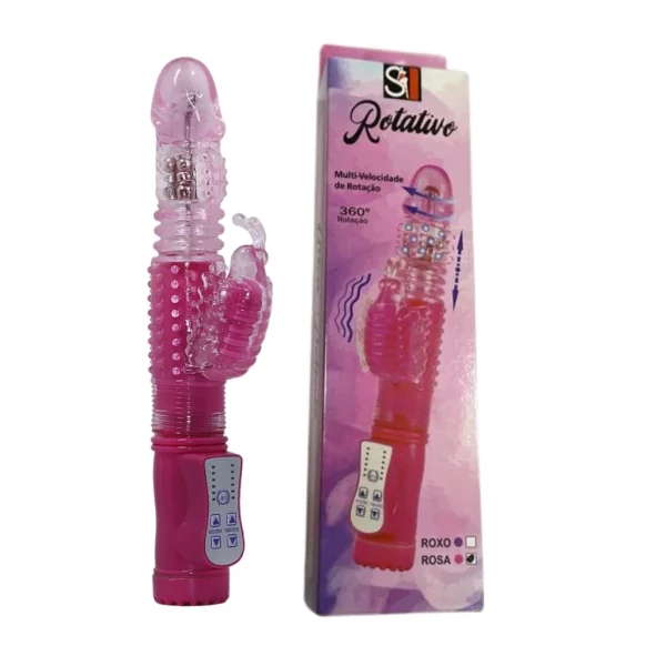 Vibrador Feminino Vai e Vem Giratório Jack Rabit 36 Modos De Vibração e 8 de Rotação - Sex Shop - Imagem 8