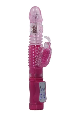 Vibrador Feminino Vai e Vem Giratório Jack Rabit 36 Modos De Vibração e 8 de Rotação - Sex Shop