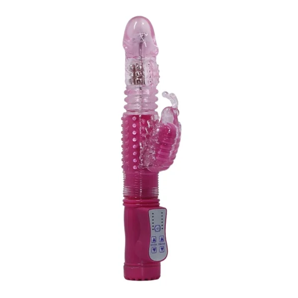Vibrador Feminino Vai e Vem Giratório Jack Rabit 36 Modos De Vibração e 8 de Rotação - Sex Shop