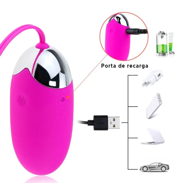 Vibrador Bluethooth Feminino Ponto G Controle por Celular À distância 12 Modos de Vibração - Pretty Love Bluetooth - Imagem 8