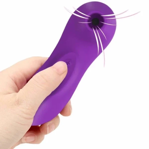 Vibrador Feminino Sugador para Clitóris e Mamilo10  Modos de Sucção - Sex Shop - Imagem 3