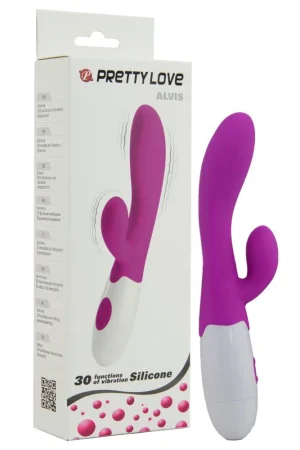 Vibrador Feminino Ponto G Massageador de Clitóris 30 Modos de Vibrações Pretty Love