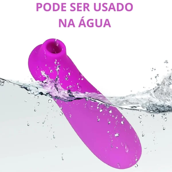 Vibrador Sugador de Clitóris Recarregável Estimulador Com Função de Pulsação - Imagem 17