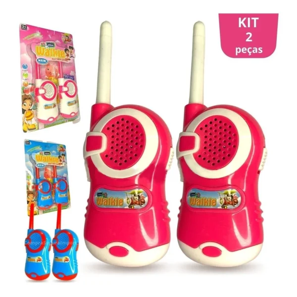 Walkie Takie Radio Comunicador Infantil De Brinquedo - Imagem 10