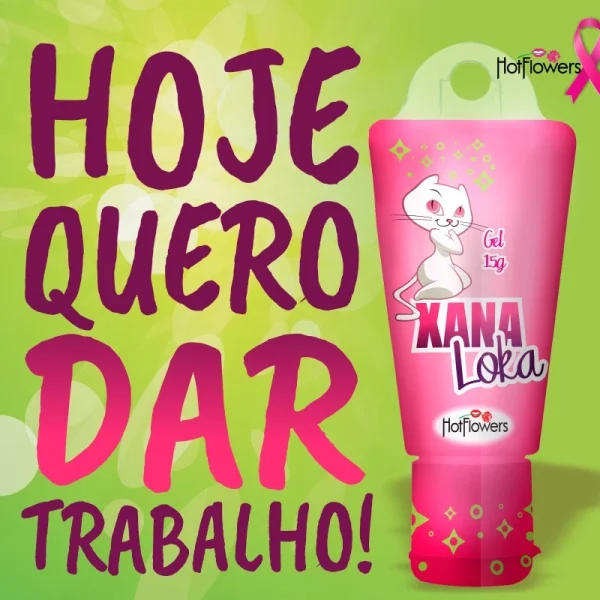 Xana Loka Gel Lubrificante Feminino - Hot Flowers - Imagem 4