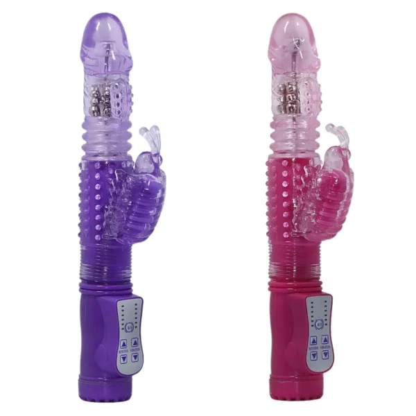 Vibrador Feminino Vai e Vem Giratório Jack Rabit 36 Modos De Vibração e 8 de Rotação - Sex Shop - Imagem 3