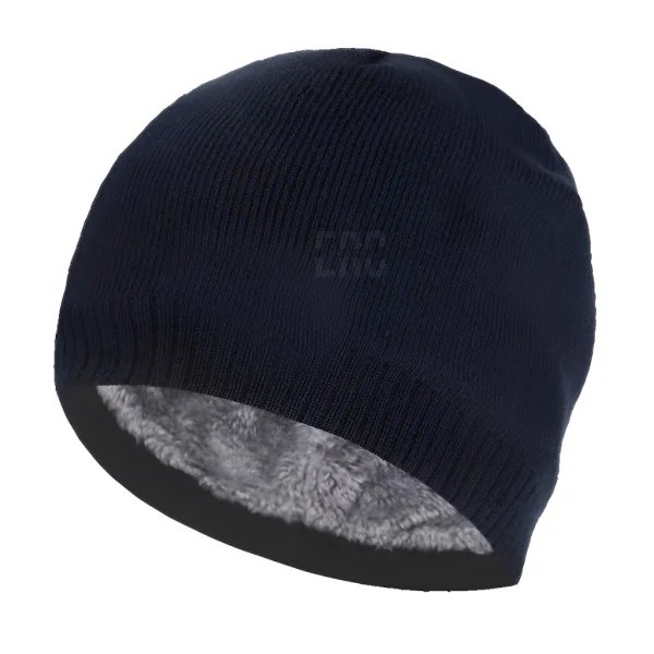 Touca Preta Basica Gorro Inverno Masculina Feminina Forrada - Imagem 3
