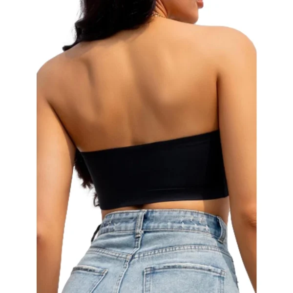 Top Faixa Suplex Tomara que caia Preto Envio Imediato Direto da Fabrica Tamanho - P,M,G,GG - Imagem 8