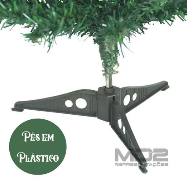 Árvore De Natal 1.50mt 250 galhos Premium Cheia Luxuosa Pinheiro - Imagem 4