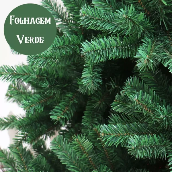 Árvore De Natal 1.50mt 250 galhos Premium Cheia Luxuosa Pinheiro - Imagem 5