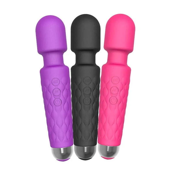 Vibrador Feminino Clitoriano Varinha Mágica Recarregável Ponto G Orgasmo  20 modos-  Silencioso - Imagem 5