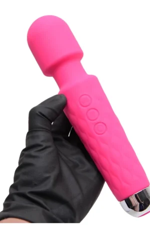 Vibrador Feminino Clitoriano Varinha Mágica Recarregável Ponto G Orgasmo  20 modos-  Silencioso