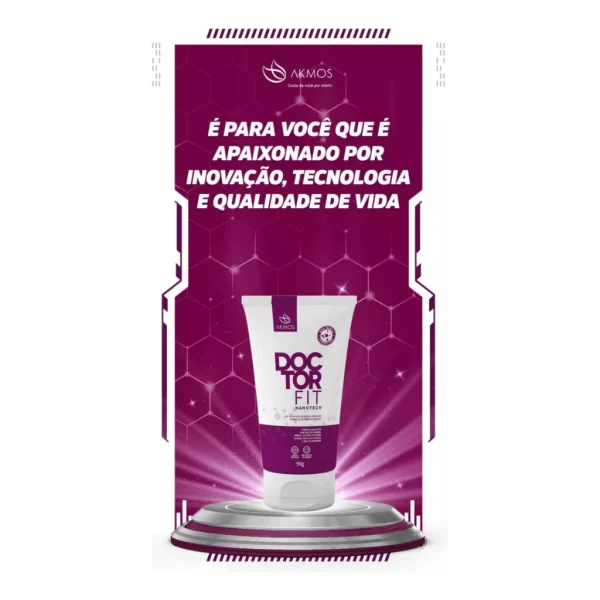 Kit 2x Doctor Fit Akmos Gel Massageador P/alivio Das Dores - Imagem 6