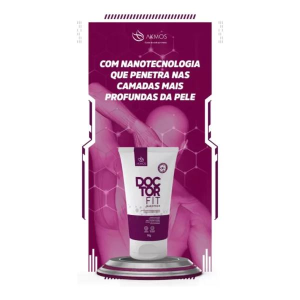 Kit 2x Doctor Fit Akmos Gel Massageador P/alivio Das Dores - Imagem 8