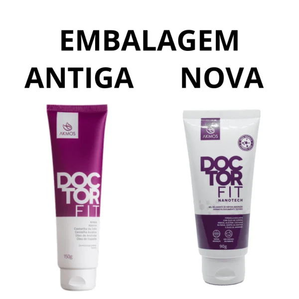 Kit 2x Doctor Fit Akmos Gel Massageador P/alivio Das Dores - Imagem 2