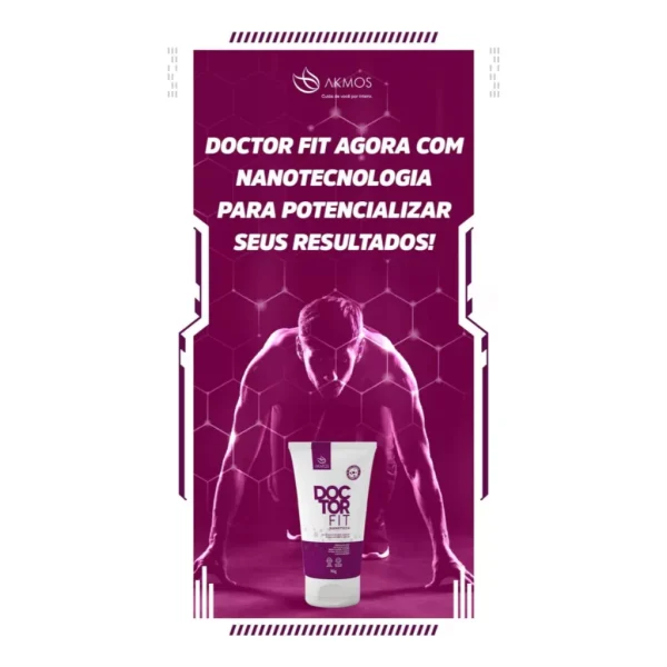 Kit 2x Doctor Fit Akmos Gel Massageador P/alivio Das Dores - Imagem 5