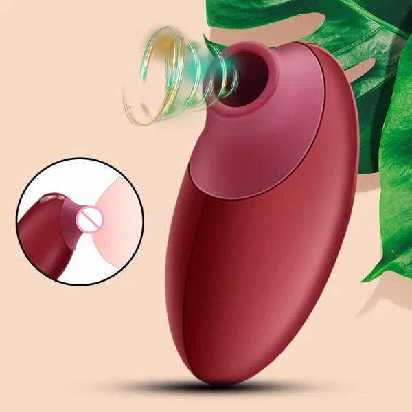 Vibrador Feminino Sugador de Clitóris 10 Modos de Sucções Recarregável Ruby - Imagem 4