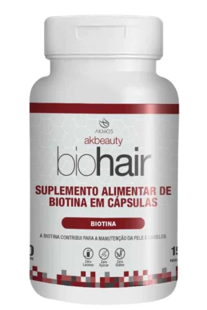 Biohair Akmos Para Fortalecimento Dos Cabelos Unha e Pele