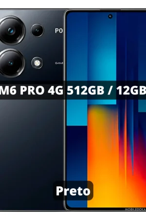Xiaomi Poco M6 PRO 512GB ROM / 12GB RAM Versão Global | Smartphone 4G , ROM Global , Câmera 64MP , Carregador 67W