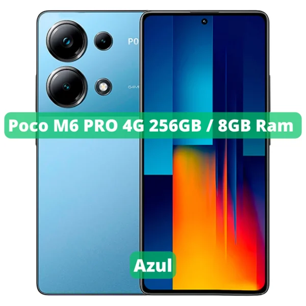 Xiaomi Poco M6 PRO 256GB ROM / 8GB RAM Versão Global | Smartphone 4G , ROM Global , Câmera 64MP , Carregador 67W - Imagem 2