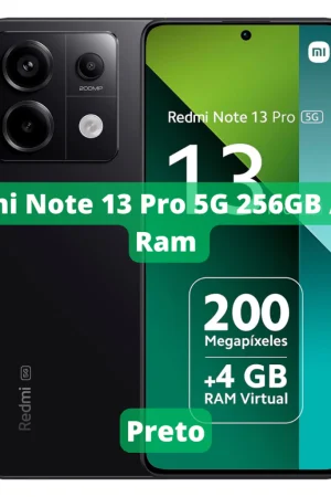 Xiaomi Redmi Note 13 Pro 5G Versão Global | Smartphone 5G , ROM Global , Câmera 200MP , Carregador 67W