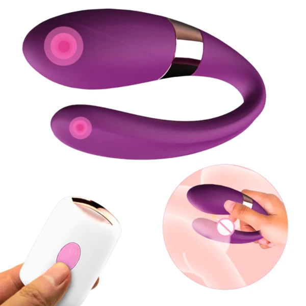 Vibrador Feminino Sexual Casal Recarregável Com Controle Sem Fio - Crypl Dibe - Imagem 3