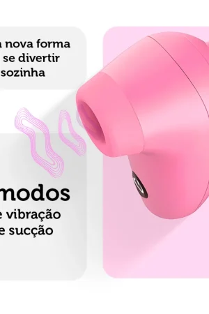 Vibrador Feminino Sugador de Clitóris 07 Modos de Sucções Ruby II